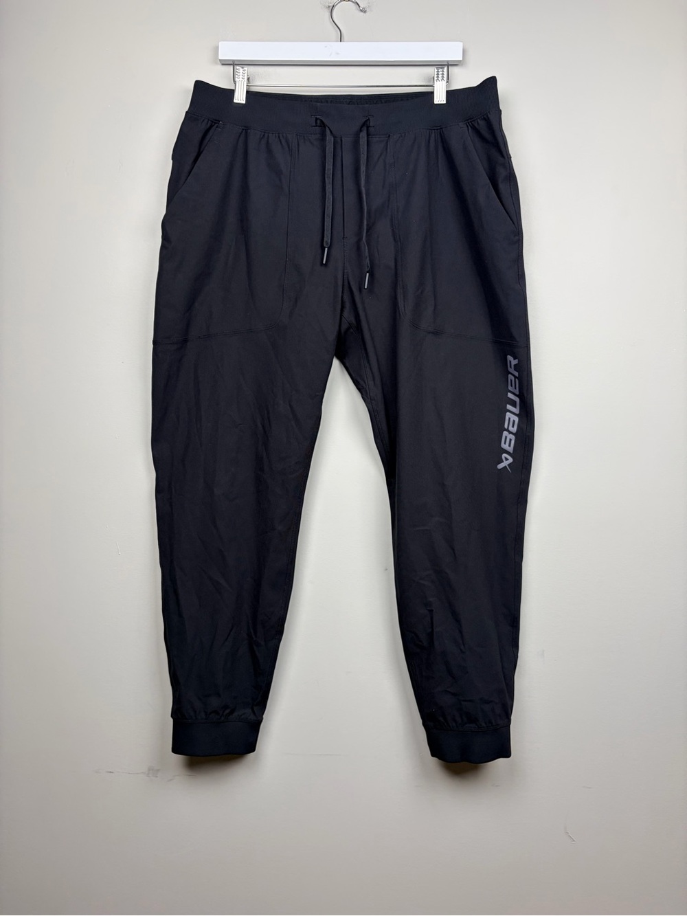 Lululemon x BAUER ABC Jogger Mens XL Black 28.5” Inseam Hockey Pants